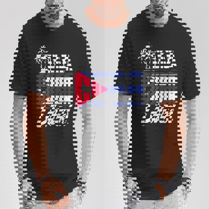 Viva Cuba Libre Cuban Camiseta unisex Regalos divertidos