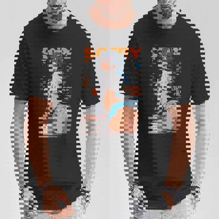 Waifu セクシー アニメ 女の子 モデル 表紙 和風 Tシャツ 面白い贈り物