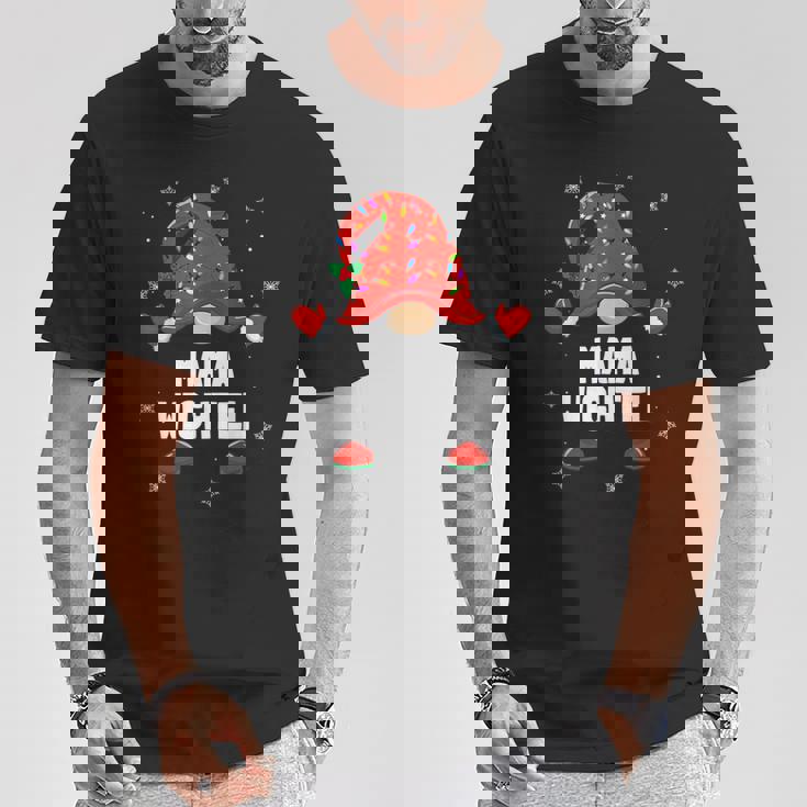 Weihnachten Mama Wichtel Gnom Weihnachtswichtel T-Shirt Lustige Geschenke