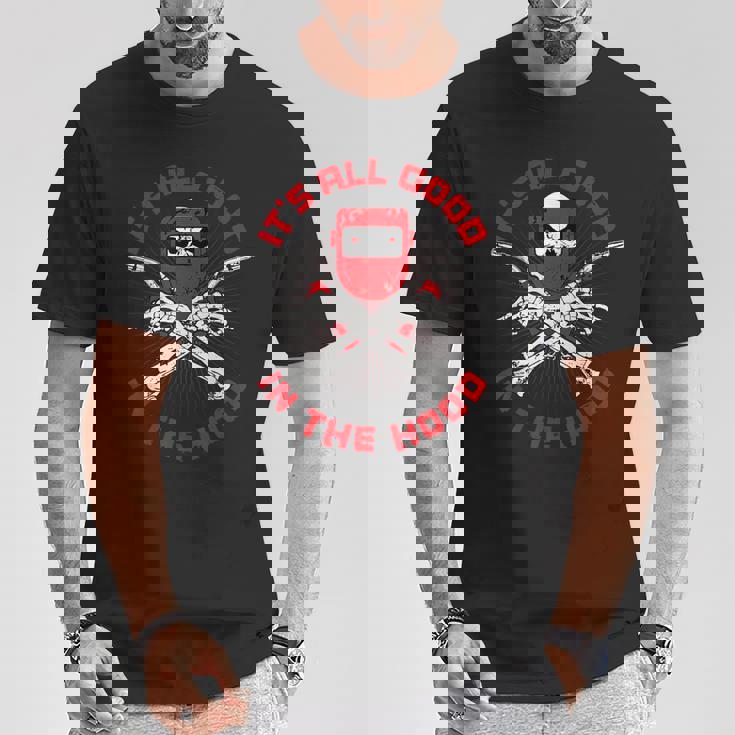 Welder ファニー溶接フード 父の日 Tシャツ 面白い贈り物