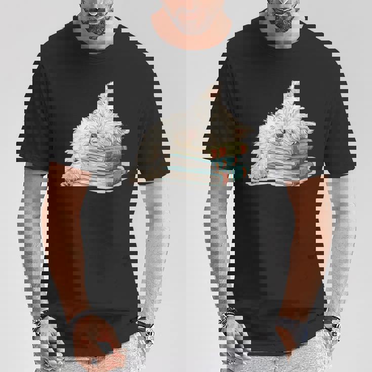 West Highland Terrier Books 犬種 ウェスティ Tシャツ 面白い贈り物