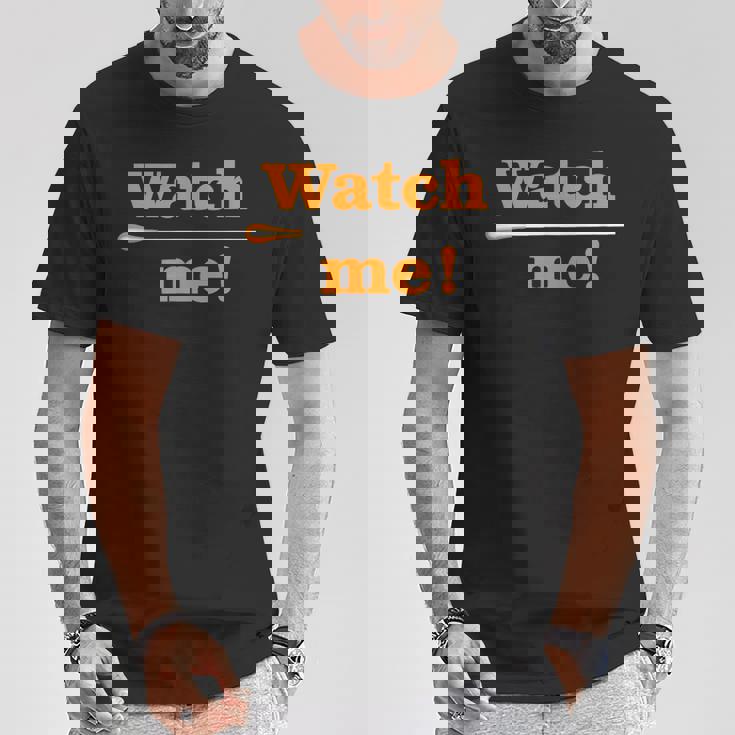 「 Watch Me 」最高の音楽監督に贈られる面白い音楽指揮者のミーム 「 Music Conductor 」 Tシャツ 面白い贈り物