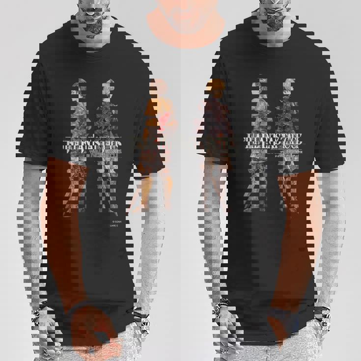 『ファイナルファンタジータクティクス – イヴァリース クロニクルズ』 ラムザ＆ディリータ 長袖tシャツ Tシャツ 面白い贈り物