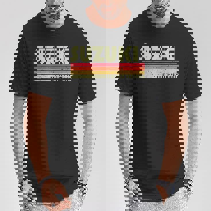 【 鈴木 すずき スズキ 】名字 家族お揃い ギャグ ネタ ウケ狙い 贈り物 ギフト 面白い おもしろ Tシャツ 面白い贈り物