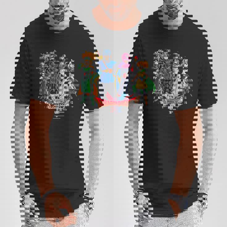 【公式】Hd-2D版『ドラゴンクエストii』キャラクターイラスト Tシャツ 面白い贈り物