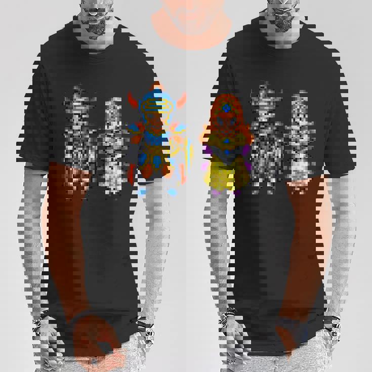 【公式】Hd-2D版『ドラゴンクエストi』キャラクタードット Tシャツ 面白い贈り物