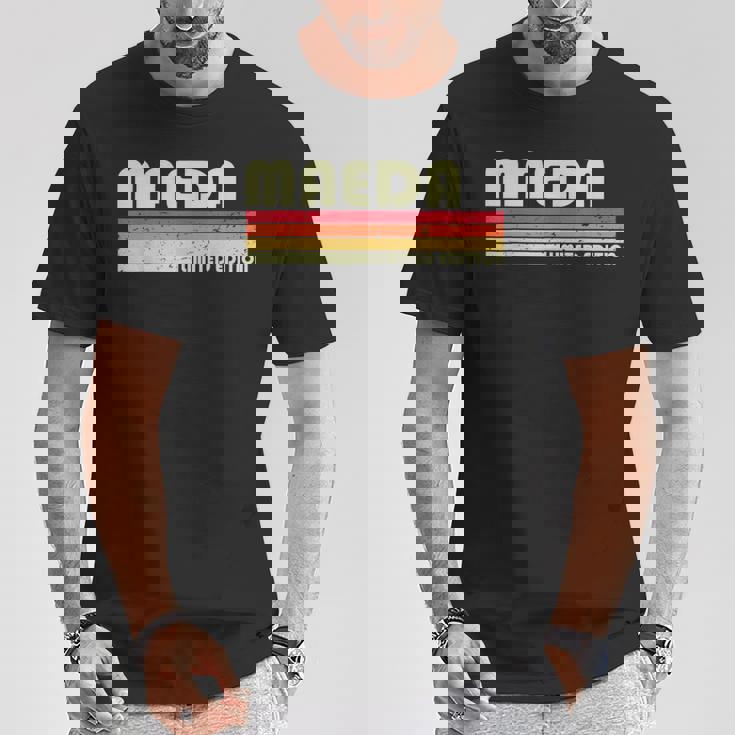 【前田 まえだ】名前 名字 家族お揃い ギャグ ネタ ウケ狙い 贈り物 ギフト 面白い おもしろ Tシャツ 面白い贈り物