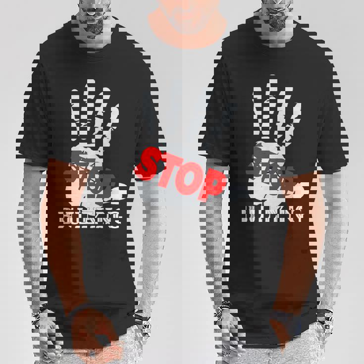 いじめやめる いじめ防止 ピンクデー ユニティデイ Tシャツ 面白い贈り物