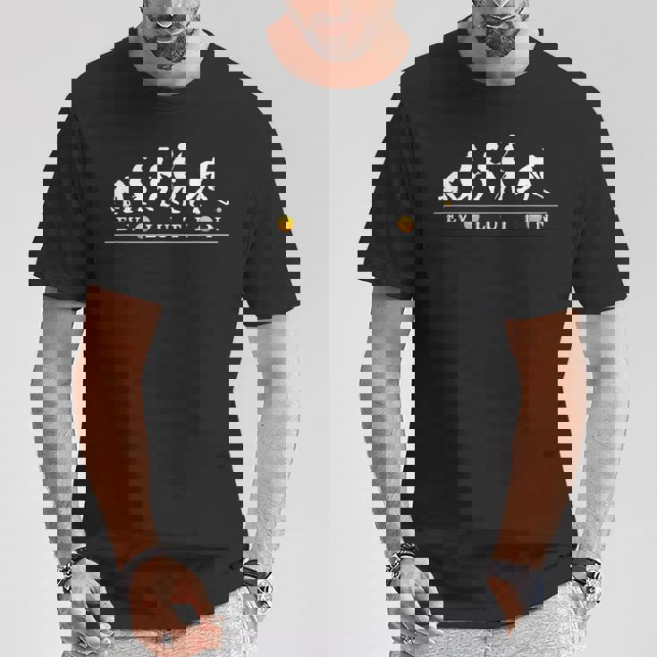 おもしろフィールドホッケー人類の進化 かっこいい ホッケーネタ デザイン フィールドホッケー選手 Tシャツ 面白い贈り物