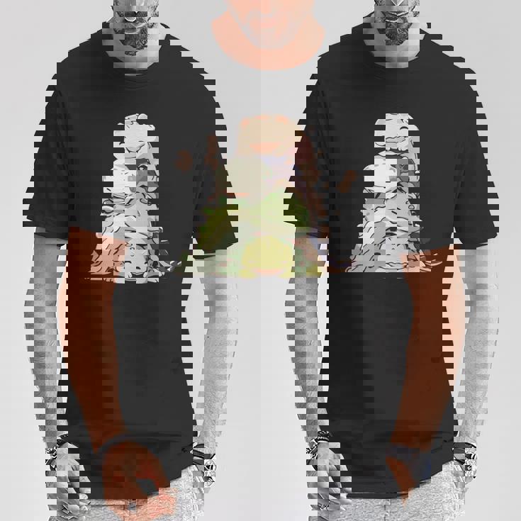 おもしろ爬虫類 かわいいトカゲ ヤモリ 動物 長袖tシャツ Tシャツ 面白い贈り物