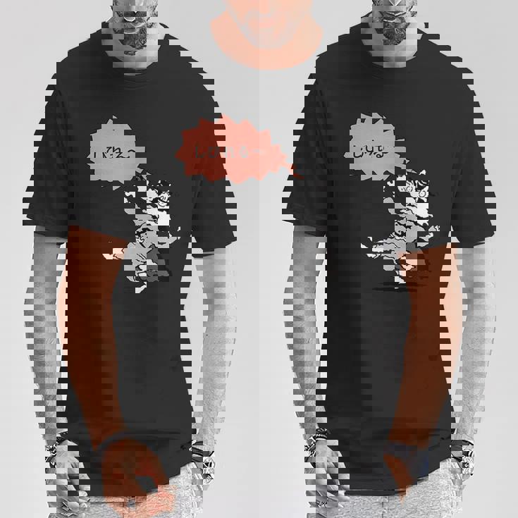 かいけつゾロリtシャツ大さくせん 「しびれる」 Tシャツ 面白い贈り物