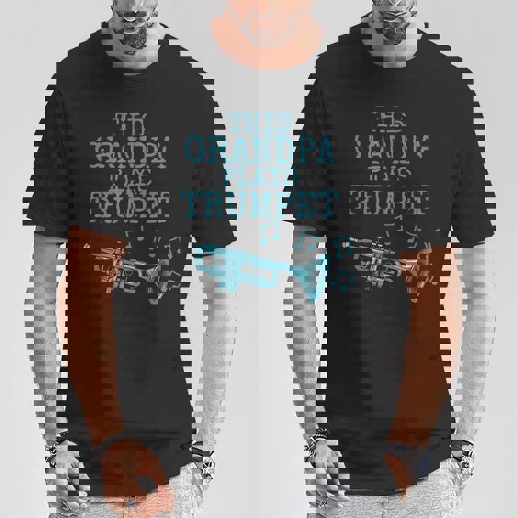 このおじいちゃんはトランペットを演奏し、トランペッター金管音楽家です Tシャツ 面白い贈り物