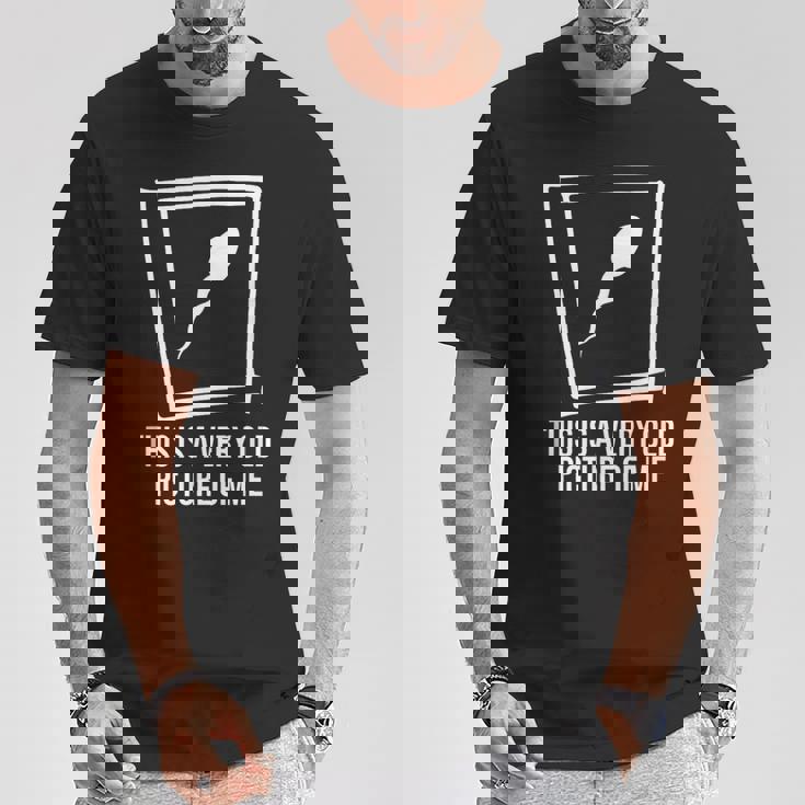 これはとても古い私の絵です 面白い誕生日プレゼント。 Tシャツ 面白い贈り物