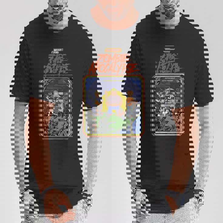 はじめてのゾンビ黙示録 Tシャツ 面白い贈り物