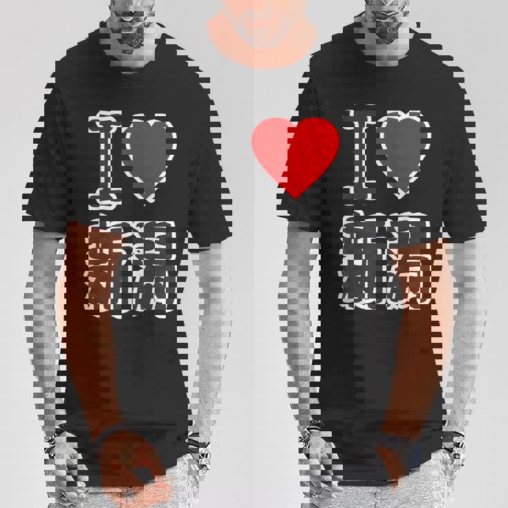 アイラブ・新潟（I Love ハート）Big 大きな文字 ハート【47都道府県】ジモティ お土産 面白 Tシャツ 面白い贈り物