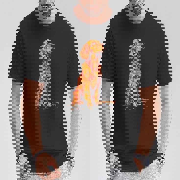 アイリッシュセッター 犬 グラフィック ペットアート アイリッシュセッター Tシャツ 面白い贈り物