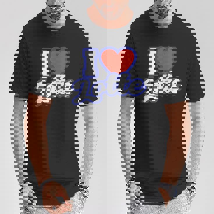 アイ・ラブ・ロッテ Tシャツ 面白い贈り物