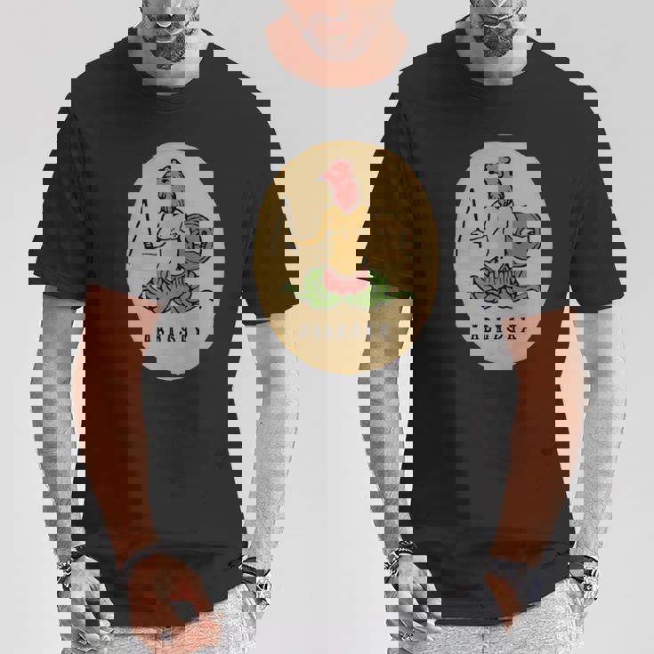 アブラシックス アブラクサス グノーシス神 テンプル騎士団 長袖tシャツ Tシャツ 面白い贈り物