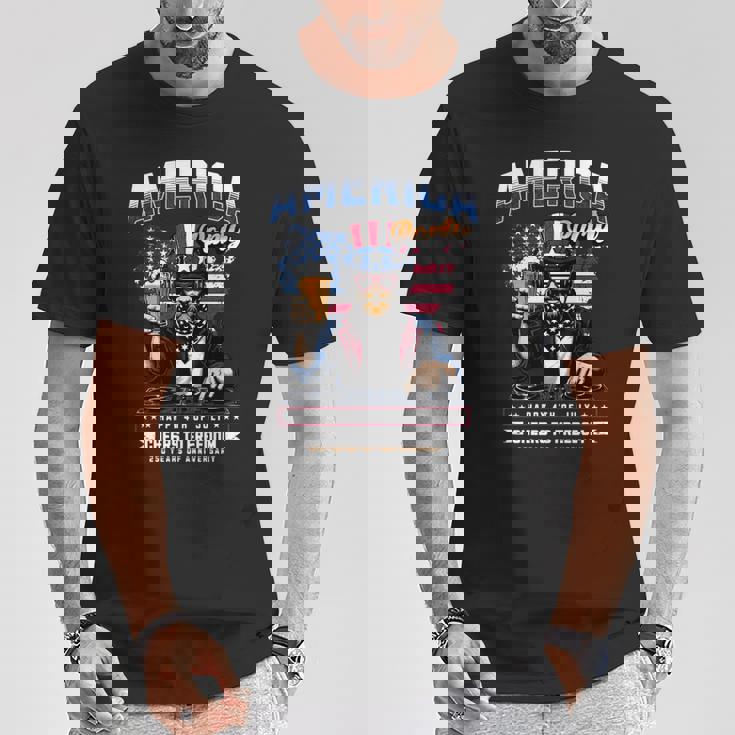 アメリカハッピー250 7月4日 独立記念日 長袖tシャツ Tシャツ 面白い贈り物