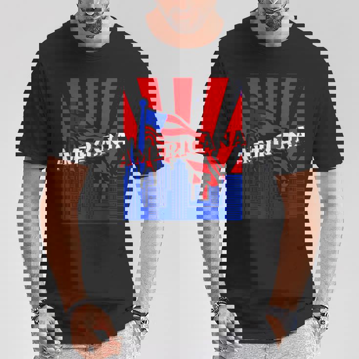 アメリカーナ、都市、旗、Bjj、柔術、Mma、ファイティング、ボックス。 Tシャツ 面白い贈り物