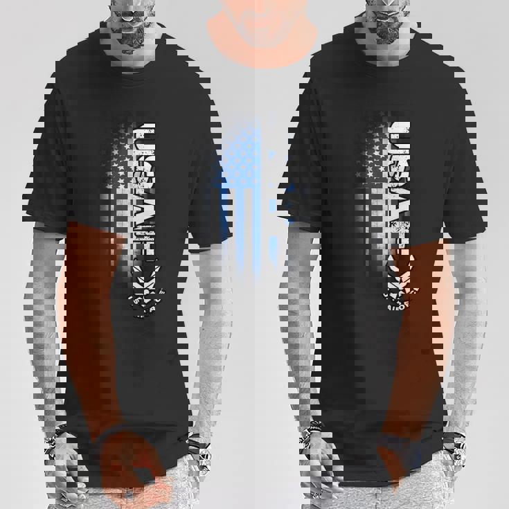 アメリカ空軍 長袖tシャツ Tシャツ 面白い贈り物