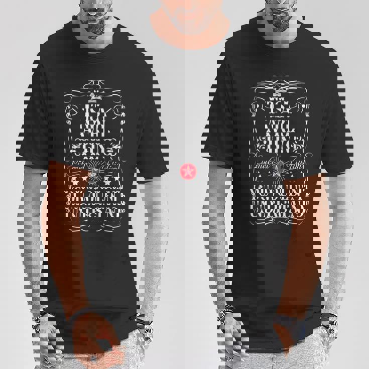 アヴリル 名前 Its A Avril Thing You Wouldn't Understanding Tシャツ 面白い贈り物