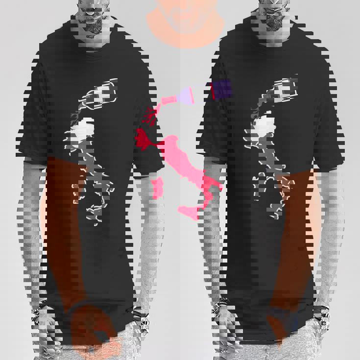 イタリアワインシャツ 地図 イタリアバケーション Tシャツ 面白い贈り物