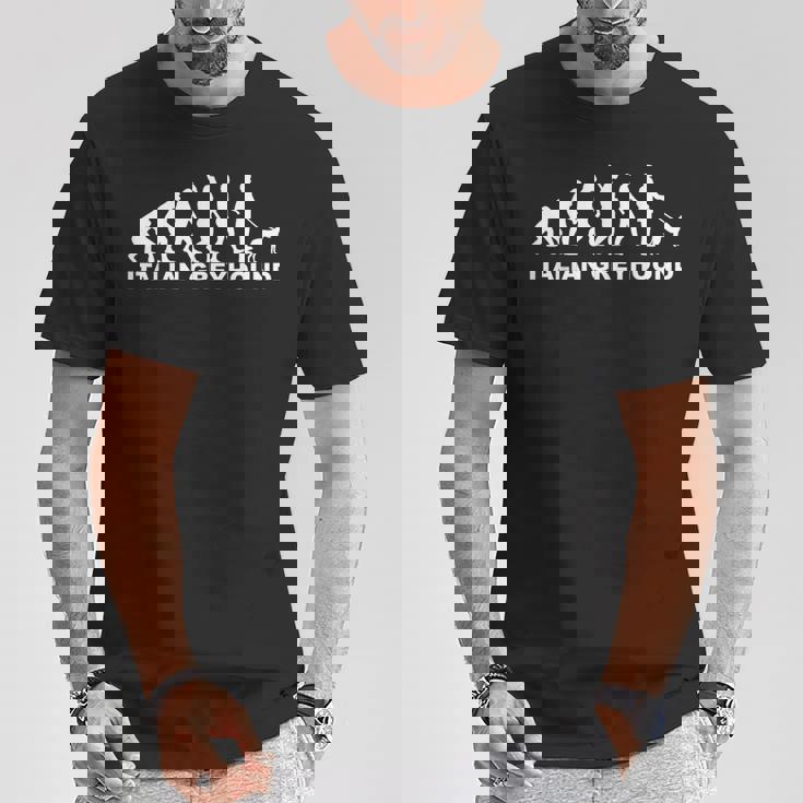 イタリアン・グレイハウンド・エボリューション Tシャツ 面白い贈り物