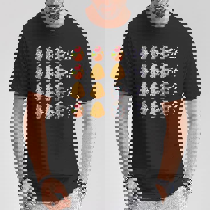 イースター数学教師、数学的数字パズル、イースターエッグ Tシャツ 面白い贈り物