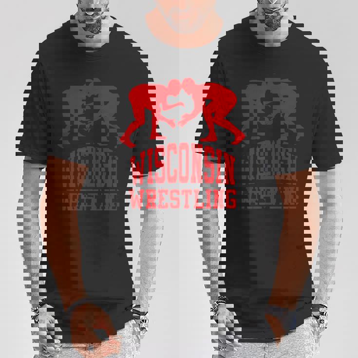 ウィスコンシン レスリング Tシャツ 面白い贈り物