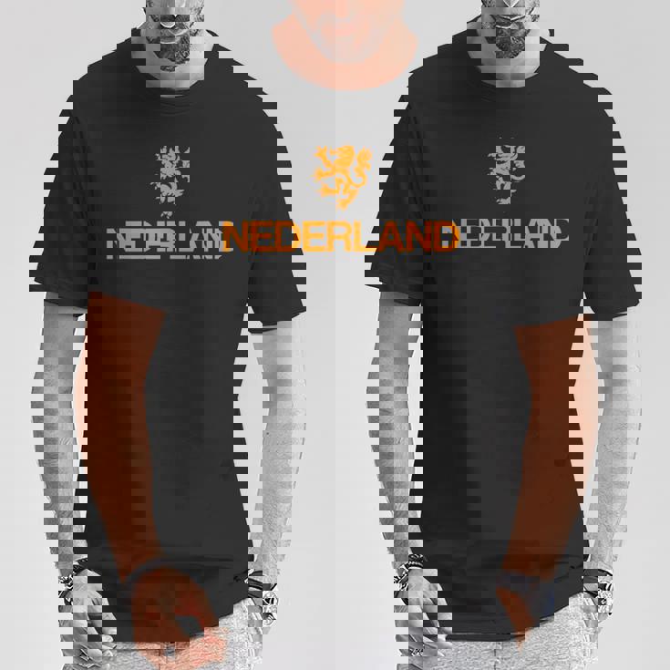 オランダエンブレムライオンオランダ Tシャツ 面白い贈り物