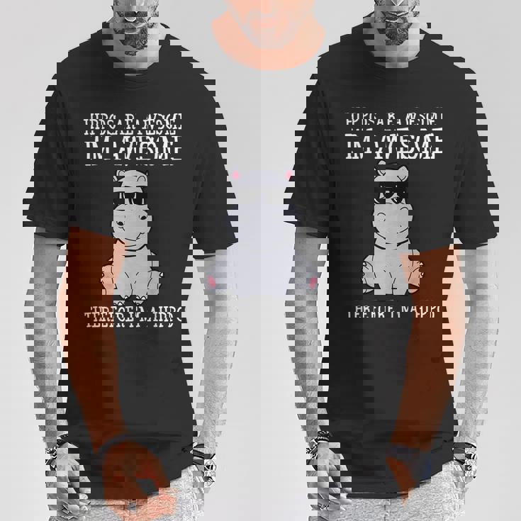 カバはすごいだから私はカバの面白いカバだ Tシャツ 面白い贈り物