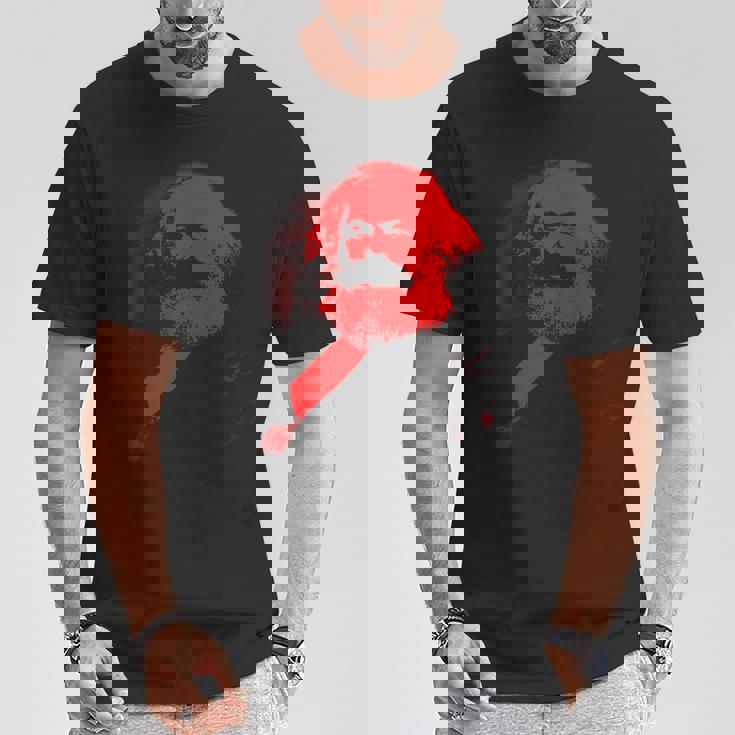 カール・マルクス哲学者哲学共産主義者 Tシャツ 面白い贈り物