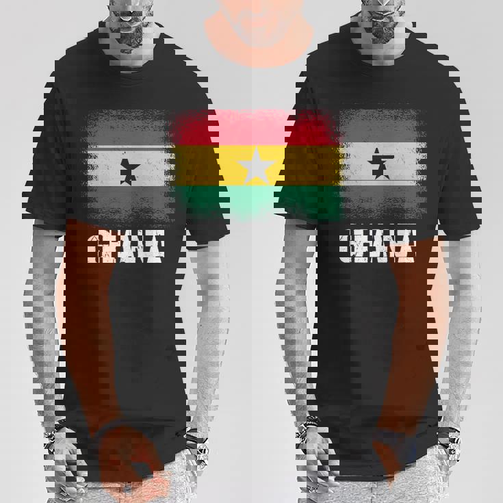 ガーナの旗 ガーナ 長袖tシャツ Tシャツ 面白い贈り物