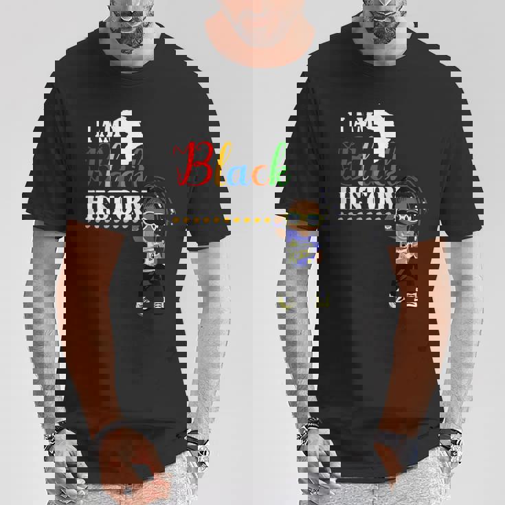 キッズ アイ・アム・ブラック・ヒストリー・シャツキッズガールズブラック・ヒストリー・マンス用 Tシャツ 面白い贈り物