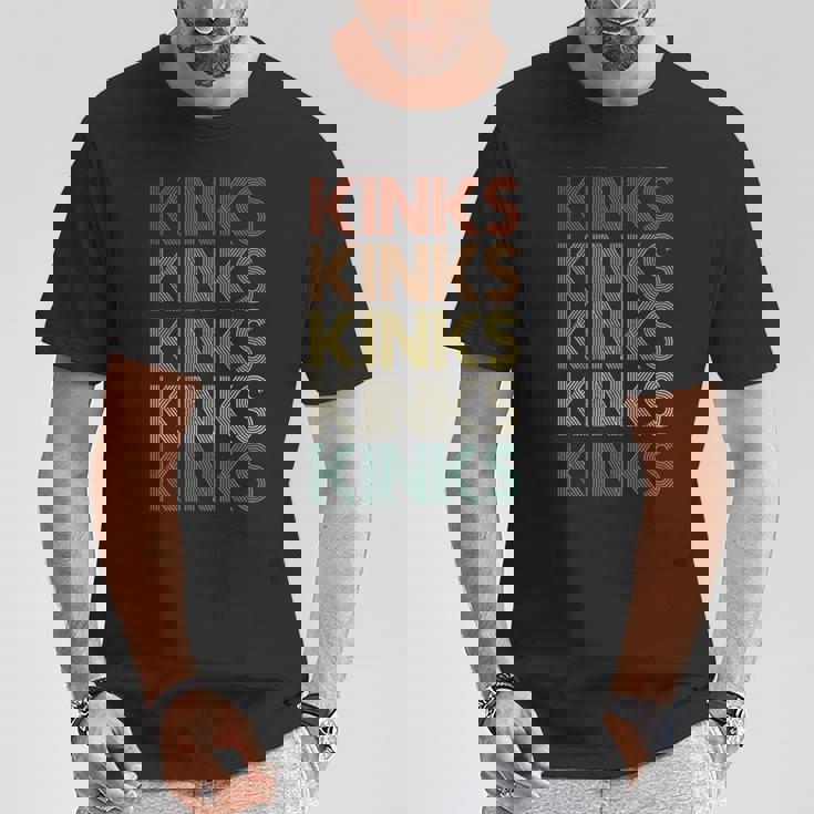 キンクス ヴィンテージ レトロ 長袖tシャツ Tシャツ 面白い贈り物