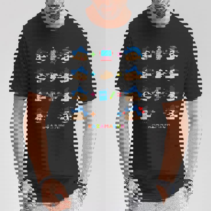 クレヨンしんちゃん 〇＋〇＝？ 風間くんver Tシャツ 面白い贈り物