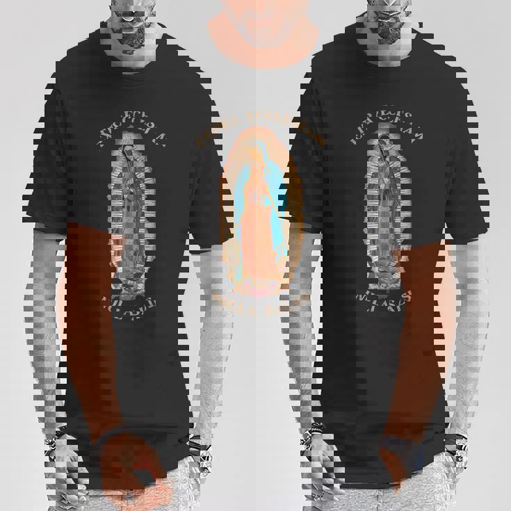 グアダルーペのローマカトリック聖母マリア Tシャツ 面白い贈り物