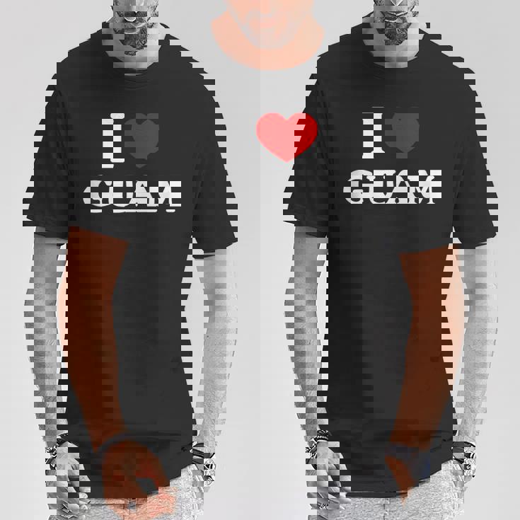 グアムアイハートグアムお土産i Love Guam Tシャツ 面白い贈り物