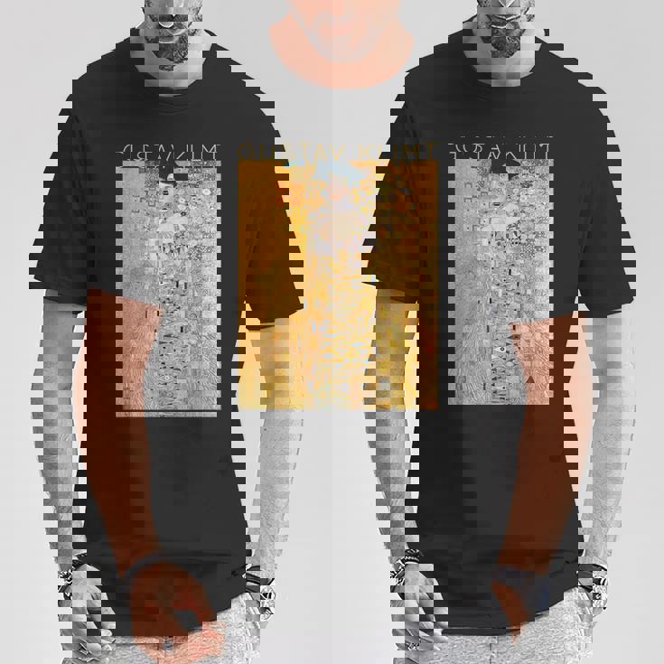 グスタフ・クリムト アデル・ブロッホ・バウアーの肖像 アーティスト向け Tシャツ 面白い贈り物