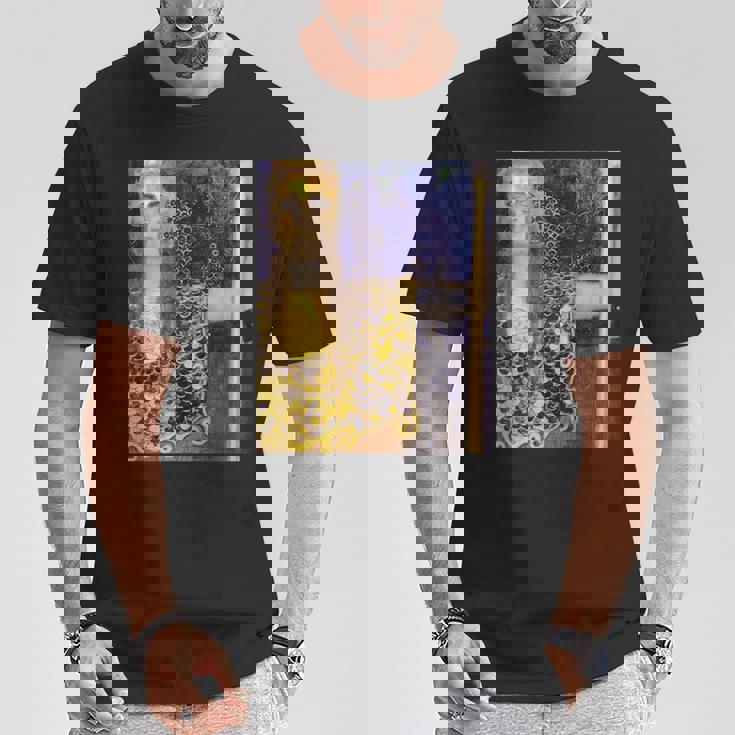 グスタフ・クリムト パラス・アテネ 2 アーティスト向け Tシャツ 面白い贈り物