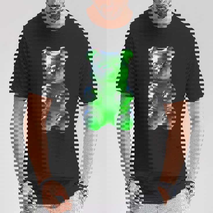 グリーン グミベア Tシャツ 面白い贈り物