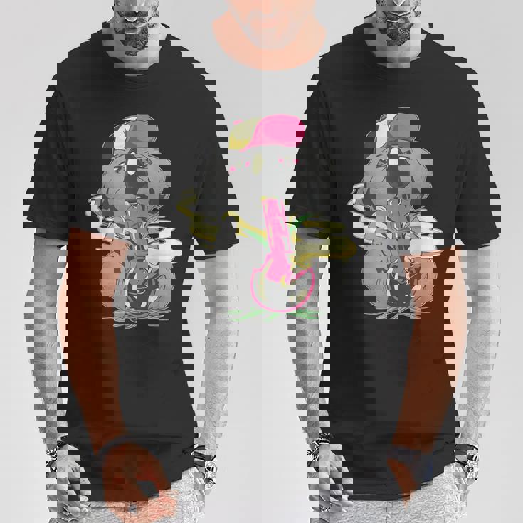 コアラ パンダ スモーキング ボング かわいい 面白い 漫画 Tシャツ 面白い贈り物