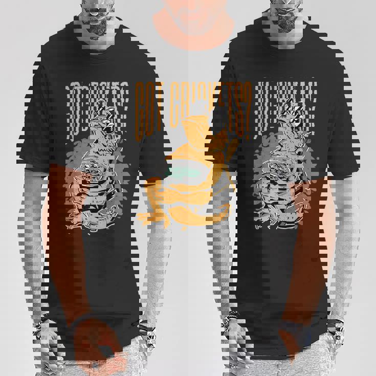 コオロギを手に入れましたか？フトアゴヒゲトカゲ Tシャツ 面白い贈り物
