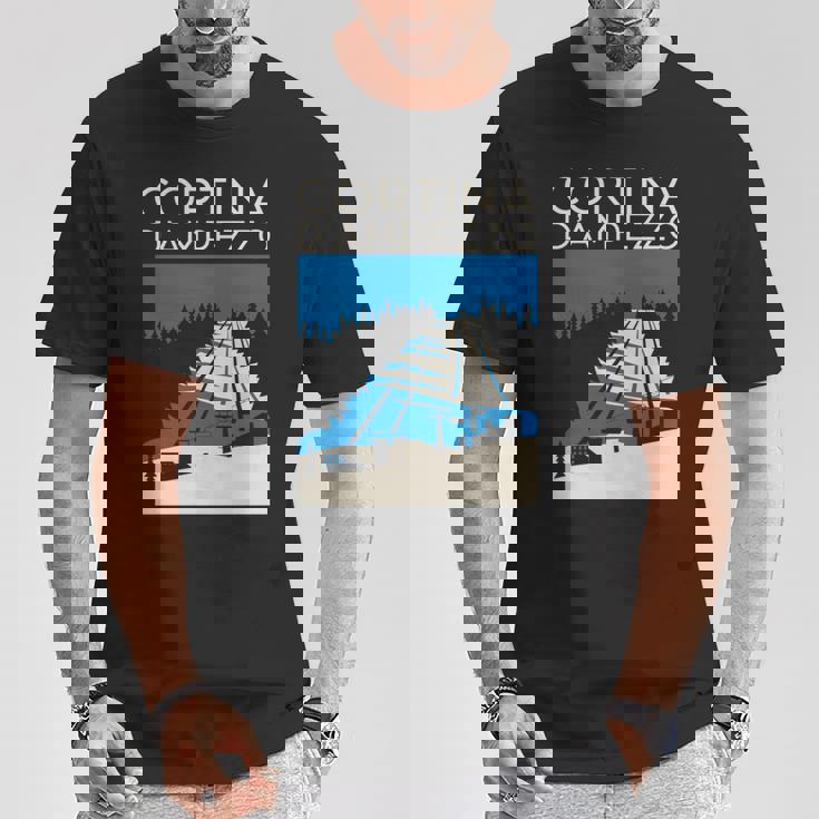 コルティナダンペッツォ 長袖tシャツ Tシャツ 面白い贈り物