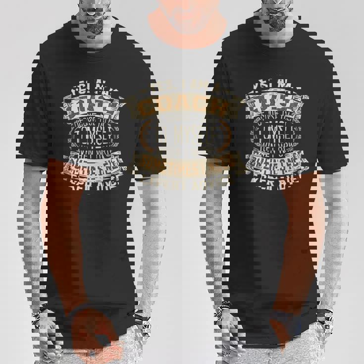 コーチ I トレーナー I 面白いフレーズ I コーチ Tシャツ 面白い贈り物