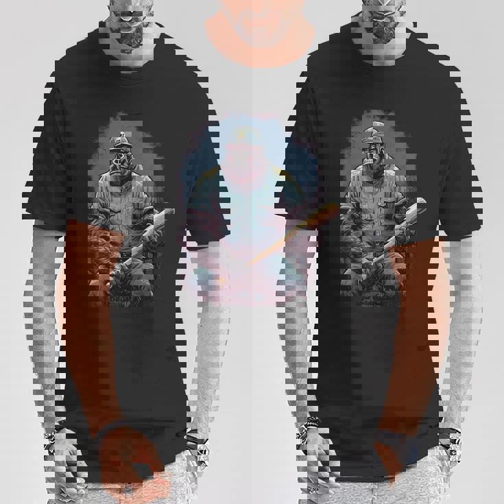 ゴリラ遊び 野球 おもしろい ゴリラ 野球選手 Tシャツ 面白い贈り物