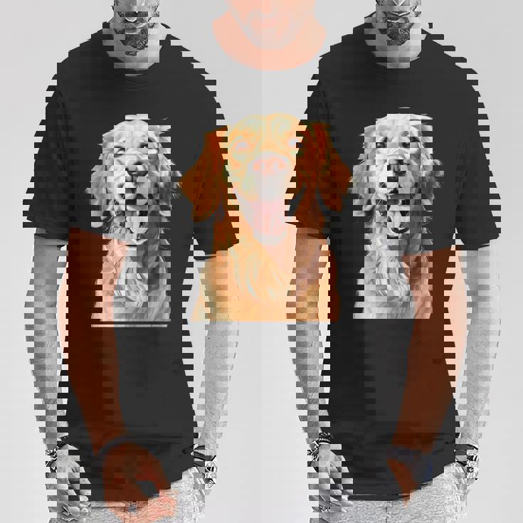 ゴールデンレトリバー グッドボーイ Tシャツ 面白い贈り物