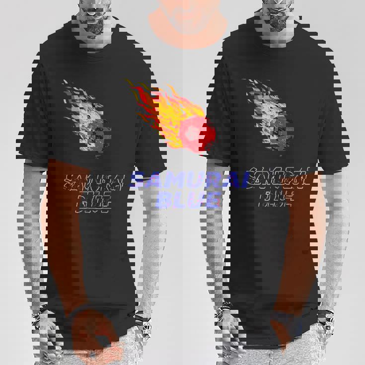 サムライブルーamurai Blue 日本サッカー代表 Tシャツ 面白い贈り物