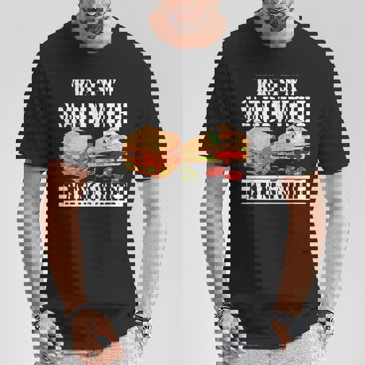 サンドイッチ服 This Is Myandwich Eating Tシャツ 面白い贈り物